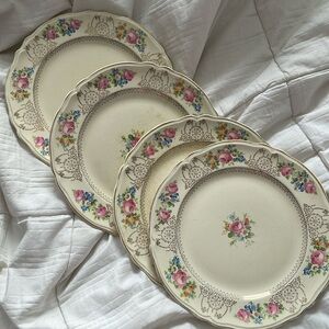 Set of Four Vintage Dishes